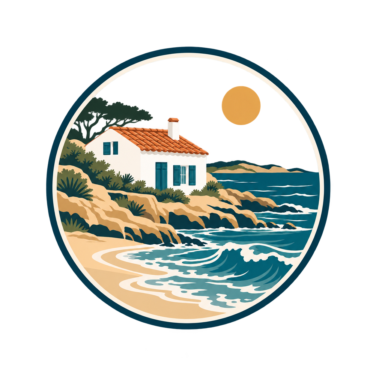 Maison vendéenne au bord de l’océan